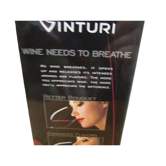 Vinturi Essential Wine Aerator New Stand Sediment Filter Travel Pouch IOB - Picture 7 of 12